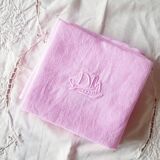 Set of 5 old pink towels