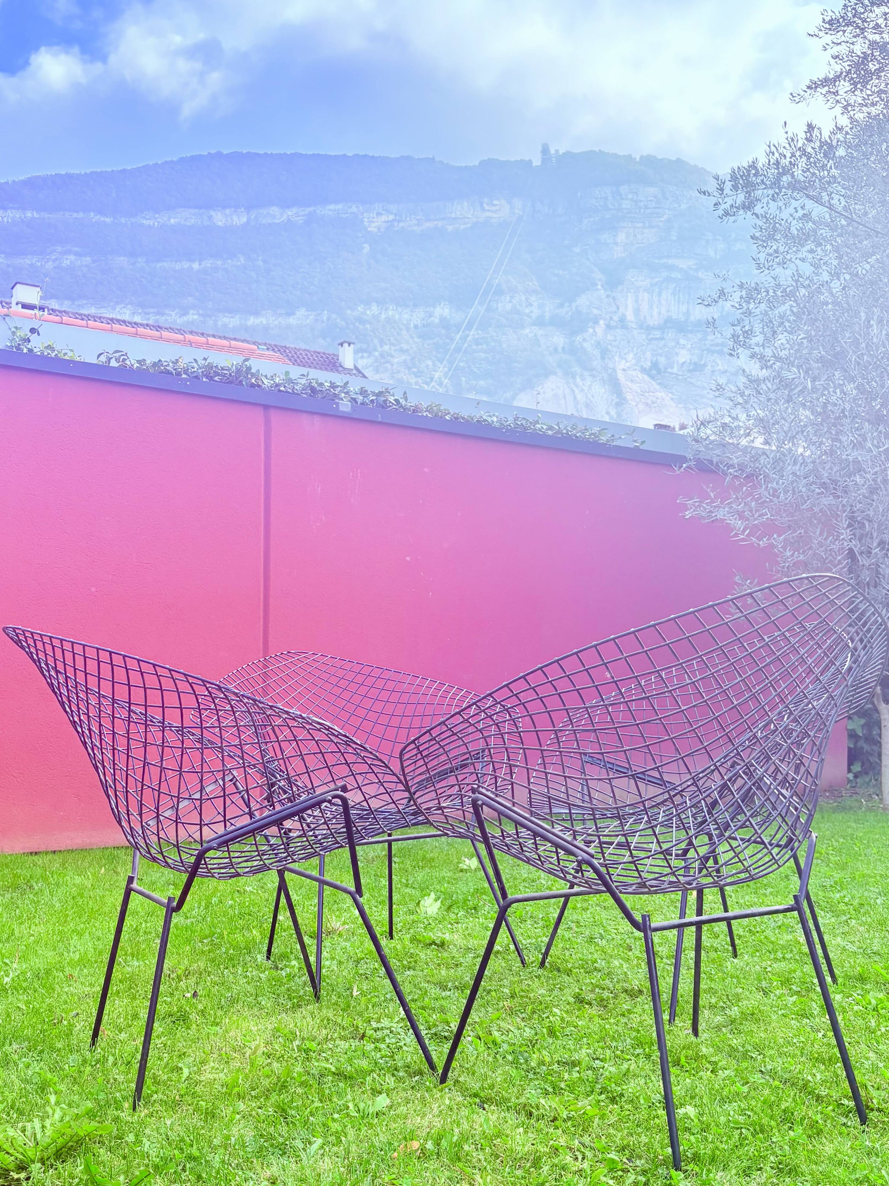 Bertoia chairs