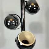 Goffredo Reggiani, three lights chrome chandelier from 70s