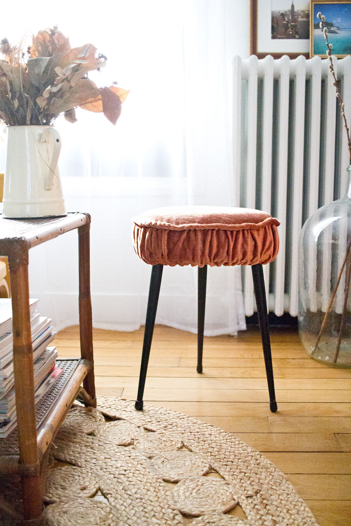 Vintage tripod stool