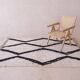 Tapis Beni Ouarain du Maroc - 243 x 151 cm