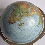 Globe in relief, Scan-Globe Denmark, gyroscope, 30 cm