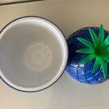 Vintage blue pineapple ice cube tray
