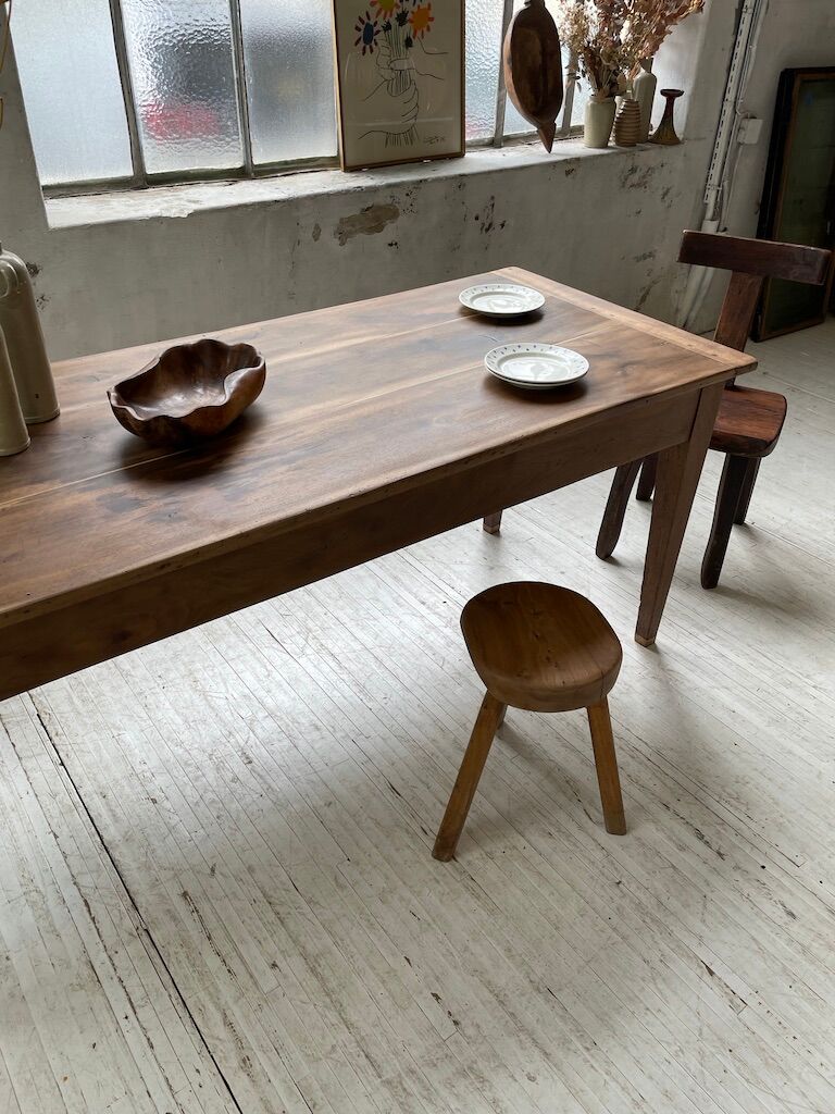 Walnut farm table 190cm