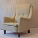 Vintage armchair by Folke Ohlsson for Fritz Hansen, 1950s
