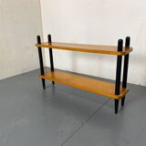 Mid-Century Modernist Sticks Shelf attributed to Willem Lutjens for C. De Boer, 1950s