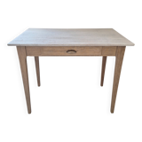 Antique wooden desk – farmhouse table - chic country spirit