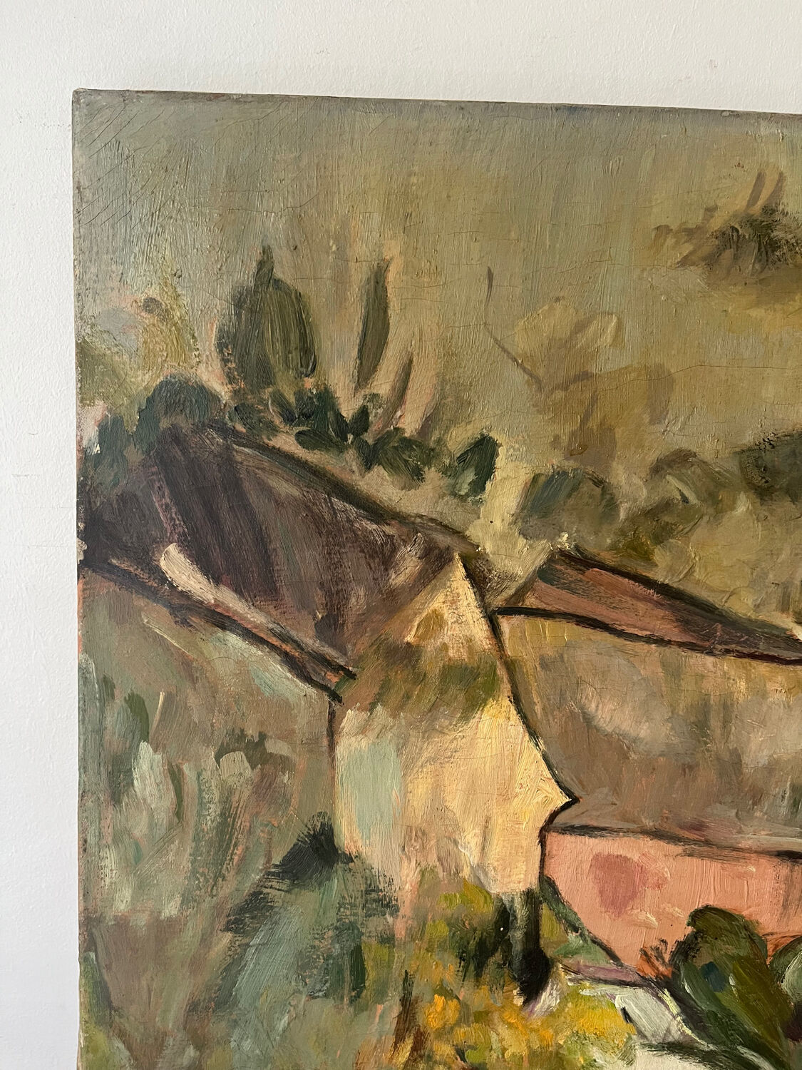 Spring on the Farm, signed E. Soutrenoy, 1949