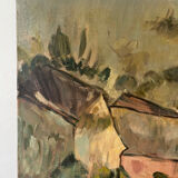 Spring on the Farm, signed E. Soutrenoy, 1949