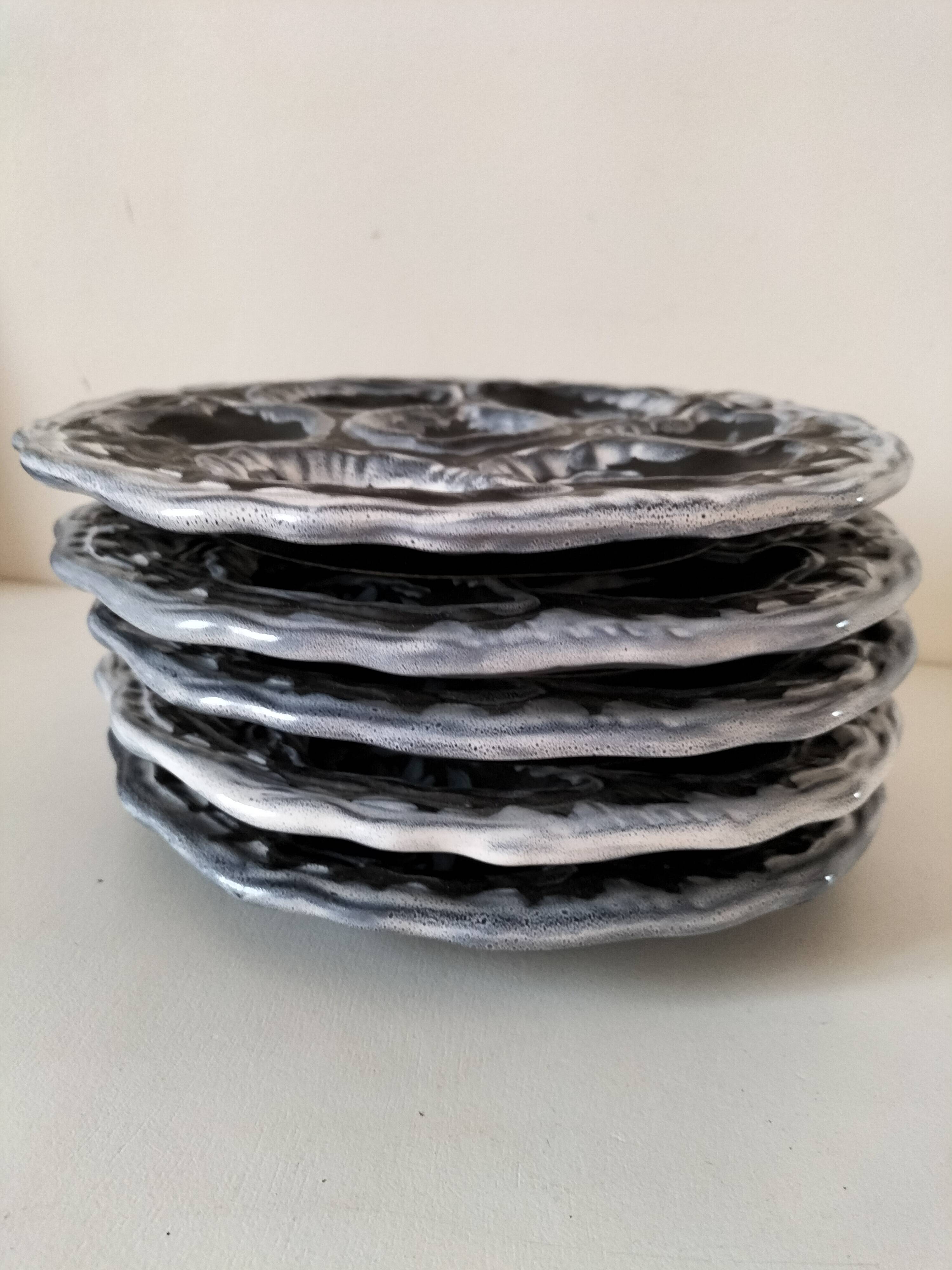 Gabriel Fourmaintraux oyster plates