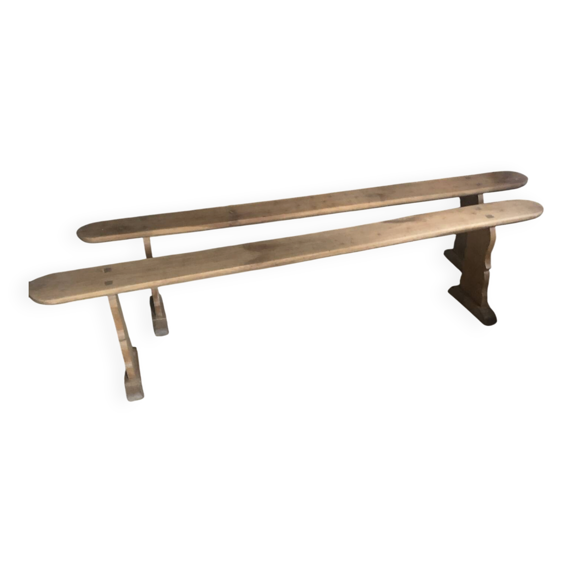 Paire de bancs