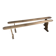 Paire de bancs