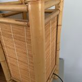 Vintage rattan lamp