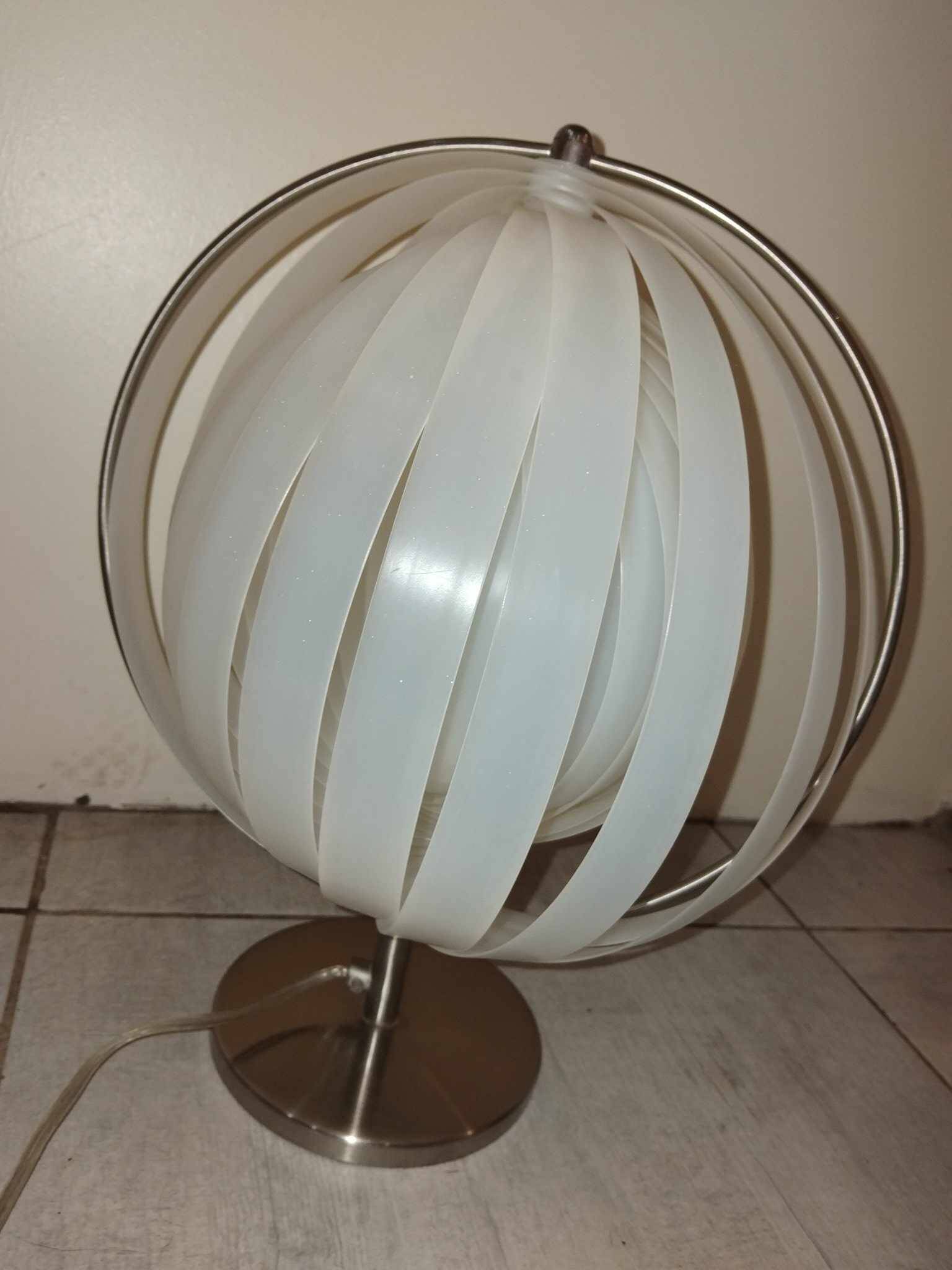 Pair of moon 70's lamps by verner panton, casa publisher