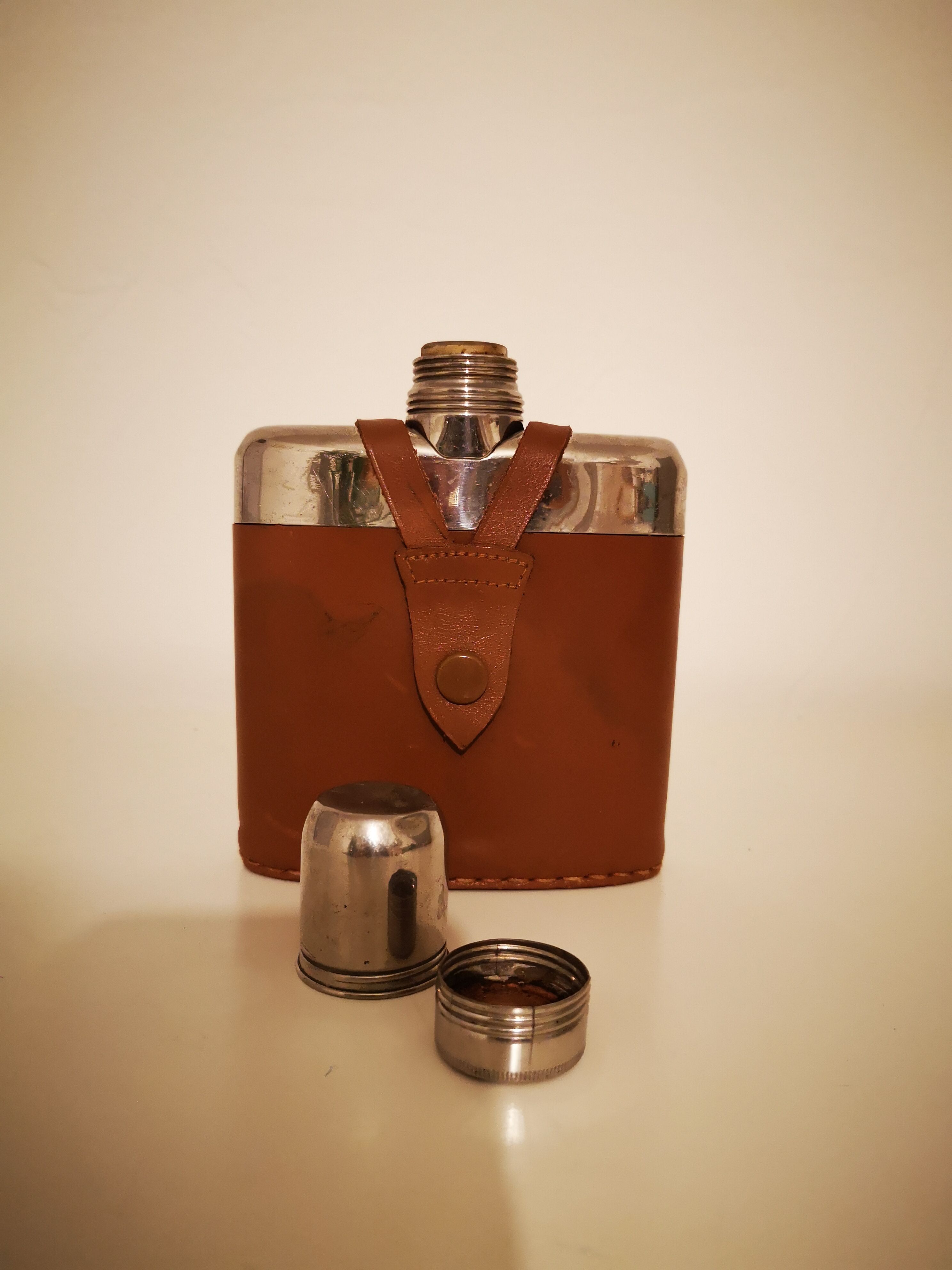 Vintage alcohol flask