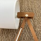 Extendable wall lamp in Scandinavian wood