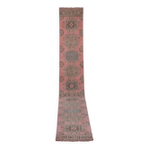 Vintage Turkish Oushak Rug Handwoven 79x664 cm