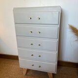 Vintage chiffonier with compass feet