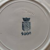 Ensemble de 6 assiettes plates terre de fer St Amand 4006