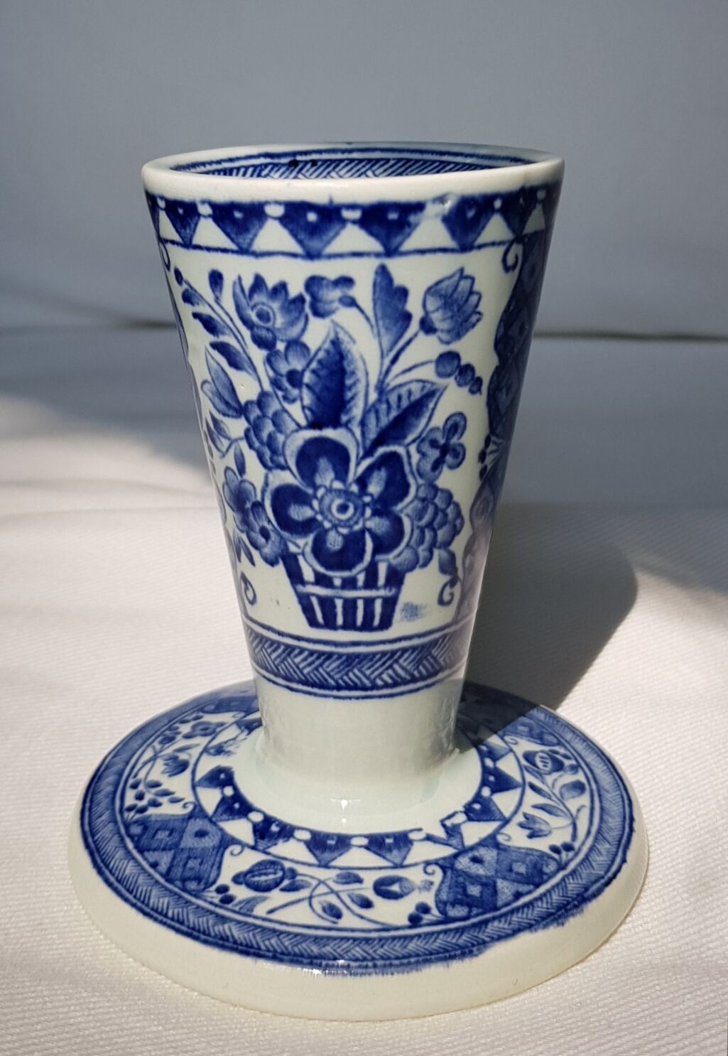 Bougeoir bleu blanc, Royal Sphinx Maastricht