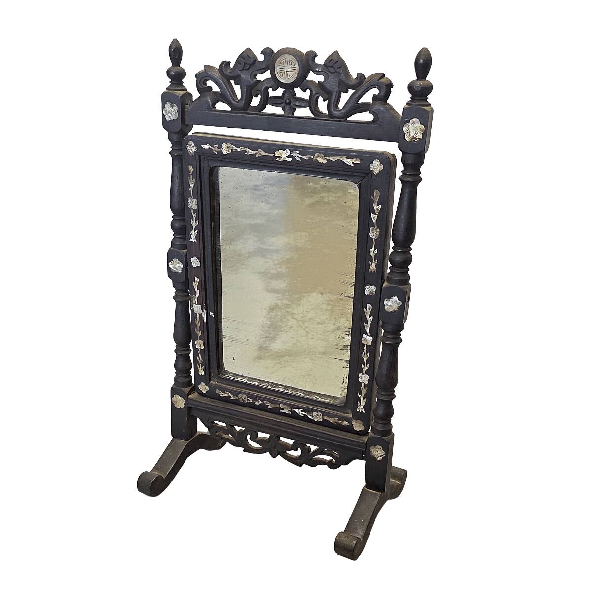 Antique Chinese Psyche Mirror, from the period 1840-1860.