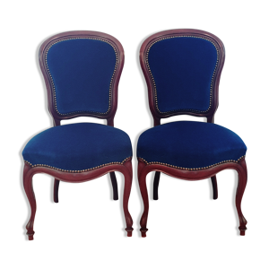 fauteuils bleu