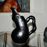 Vintage ceramic pitcher by raymond camart 1950