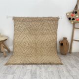 Handcrafted Moroccan Berber carpet 140 x 96 cm