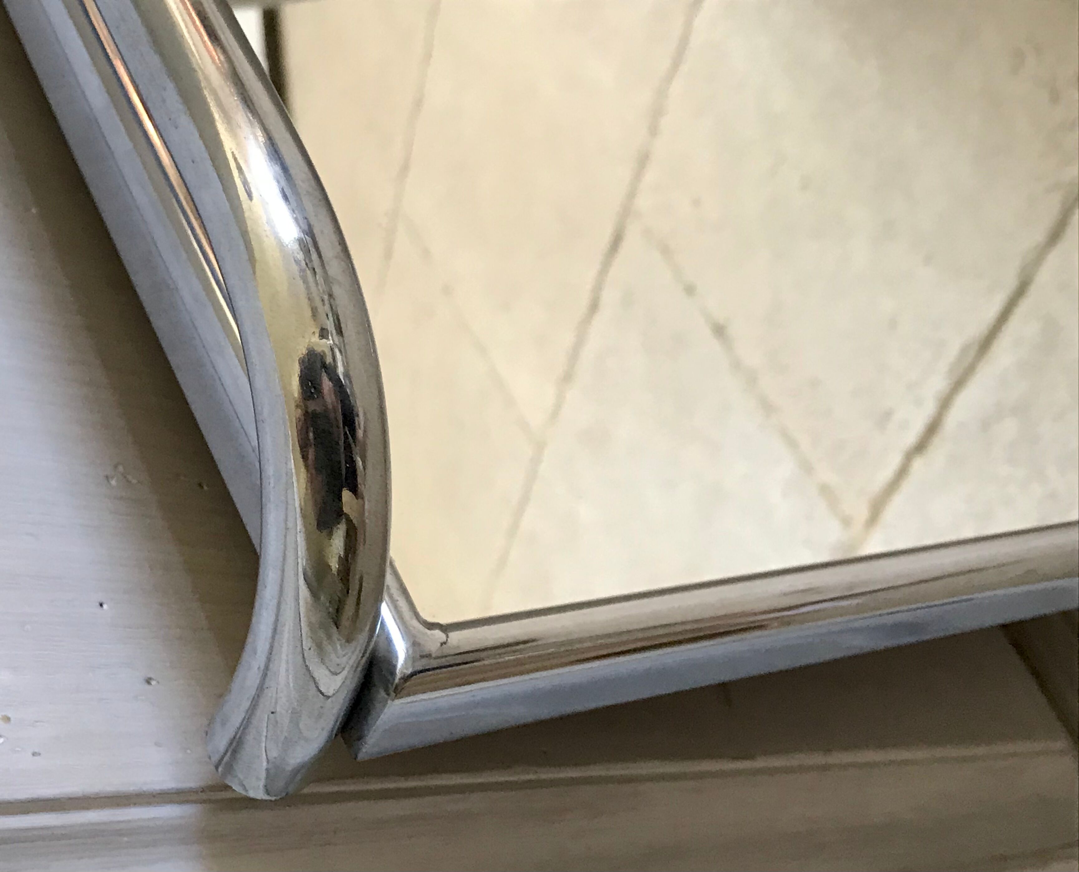 Art deco mirror tray 59x36cm