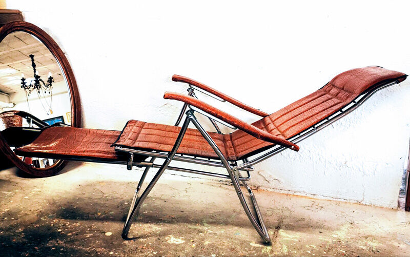 Pair of Italian reclining chairs Maule Marga from the 1970s