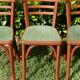 Set of 4 superb vintage Baumann bistro chairs.