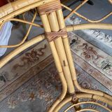 Rattan table base