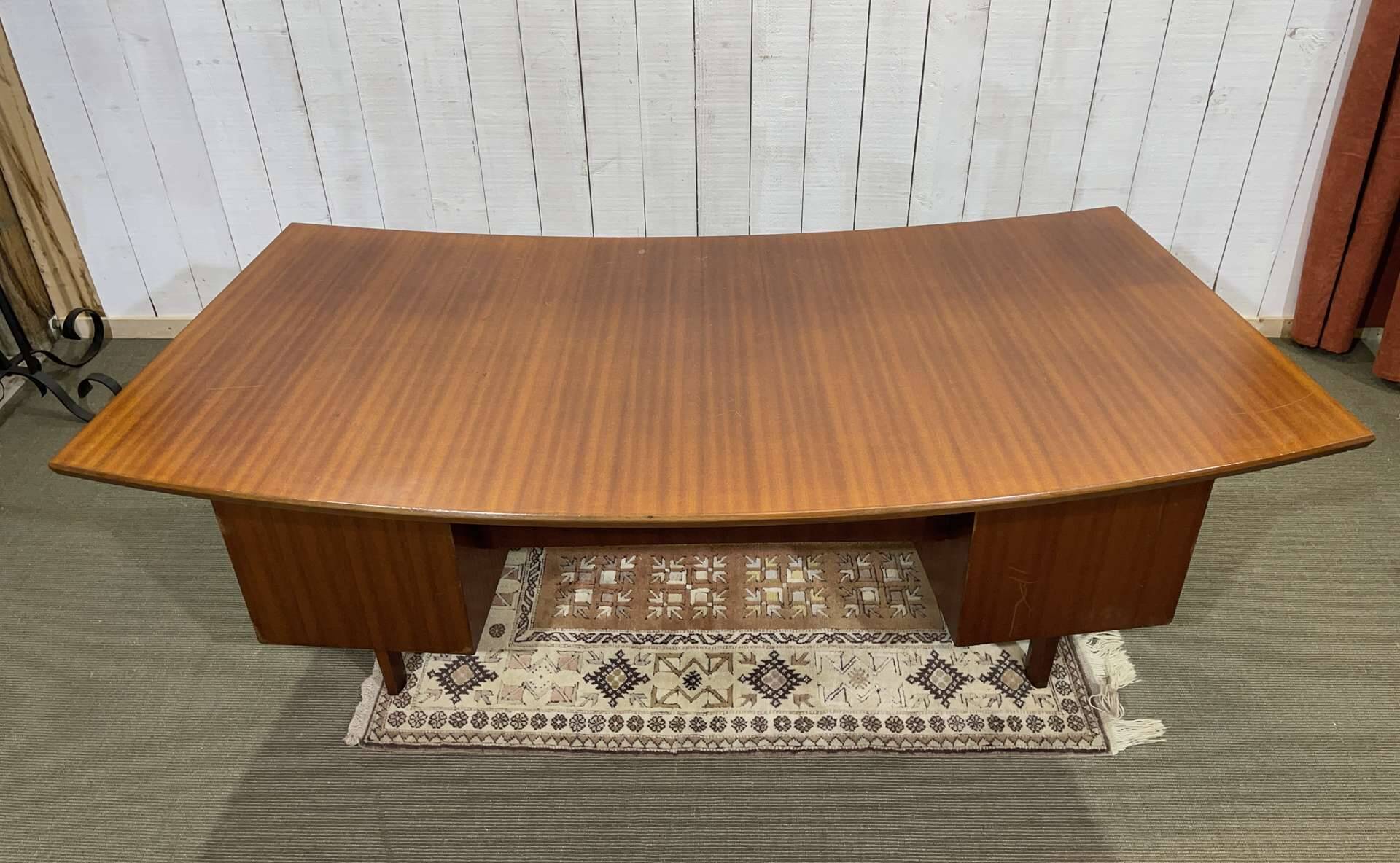1960s mahogany executive desk - can be dismantled into 3 parts