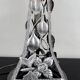 Important Art Deco Wrought Iron Lamp, by Bartelemie, France, Circa 1925