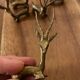 Ethnic bronze knife holders