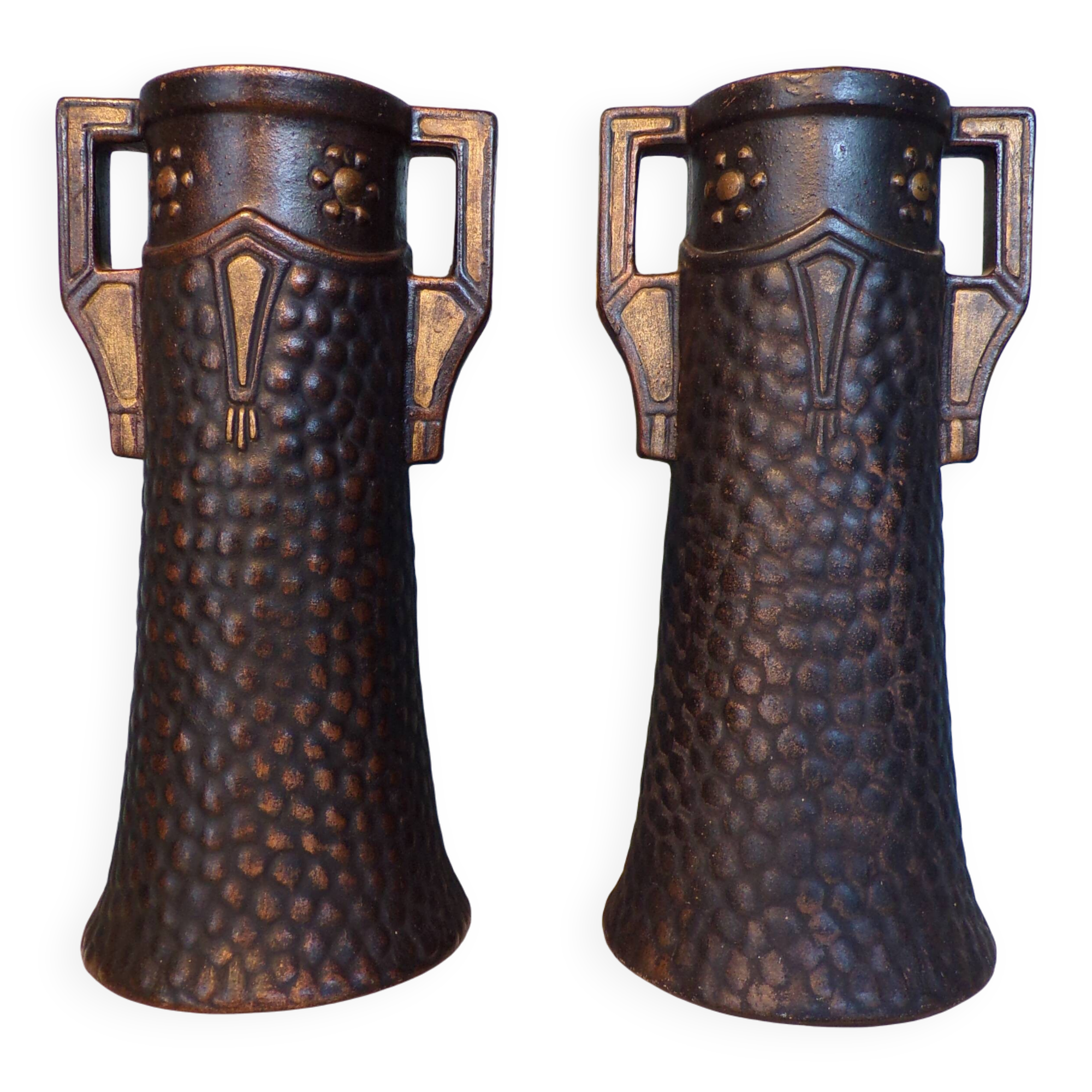 Pair of art deco vases Clanta 2437F