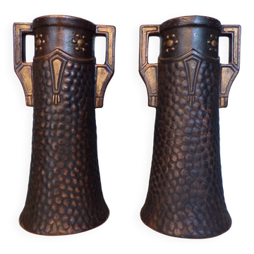 Pair of art deco vases Clanta 2437F