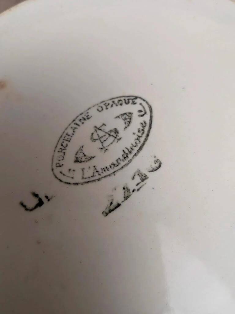 Antique ironstone soup tureen L’Amandinoise