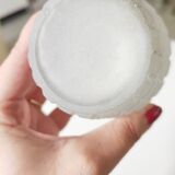 Moulded pressed glass vase