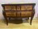 Louis XV style commode, in rosewood marquetry.