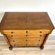Original Biedermeier chest of drawers after renovation - 19th century - cherry, glossy finish.