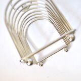 Vintage silver-plated toast rack with ball feet 1960 – Brunch Bistrot