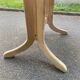 Extendable farmhouse dining table renovated in raw oak 20th century 185cm