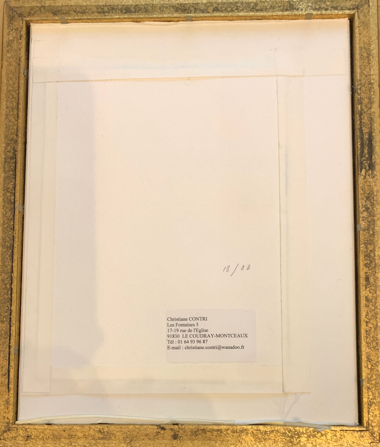 Numbered lithograph 18/23 - Christiane CONTRI - Abstract Landscape