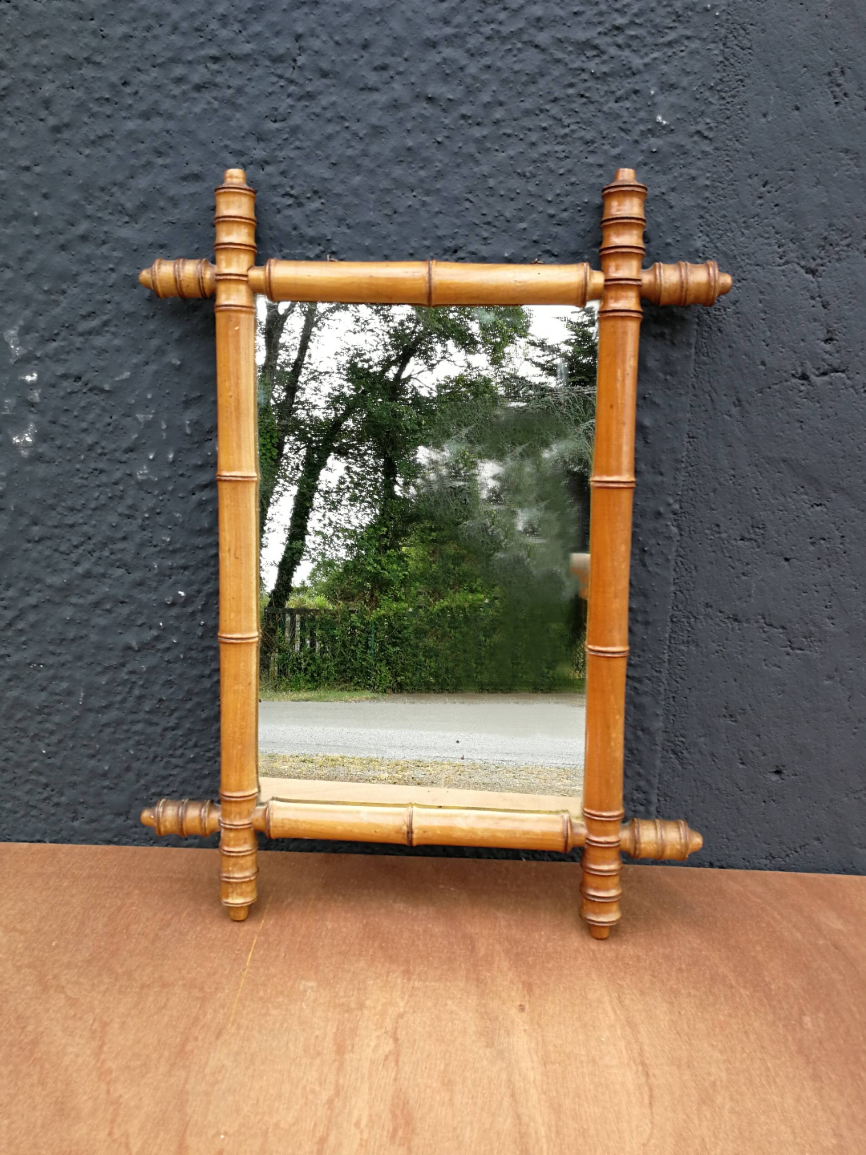 Mirror wood imitation bamboo