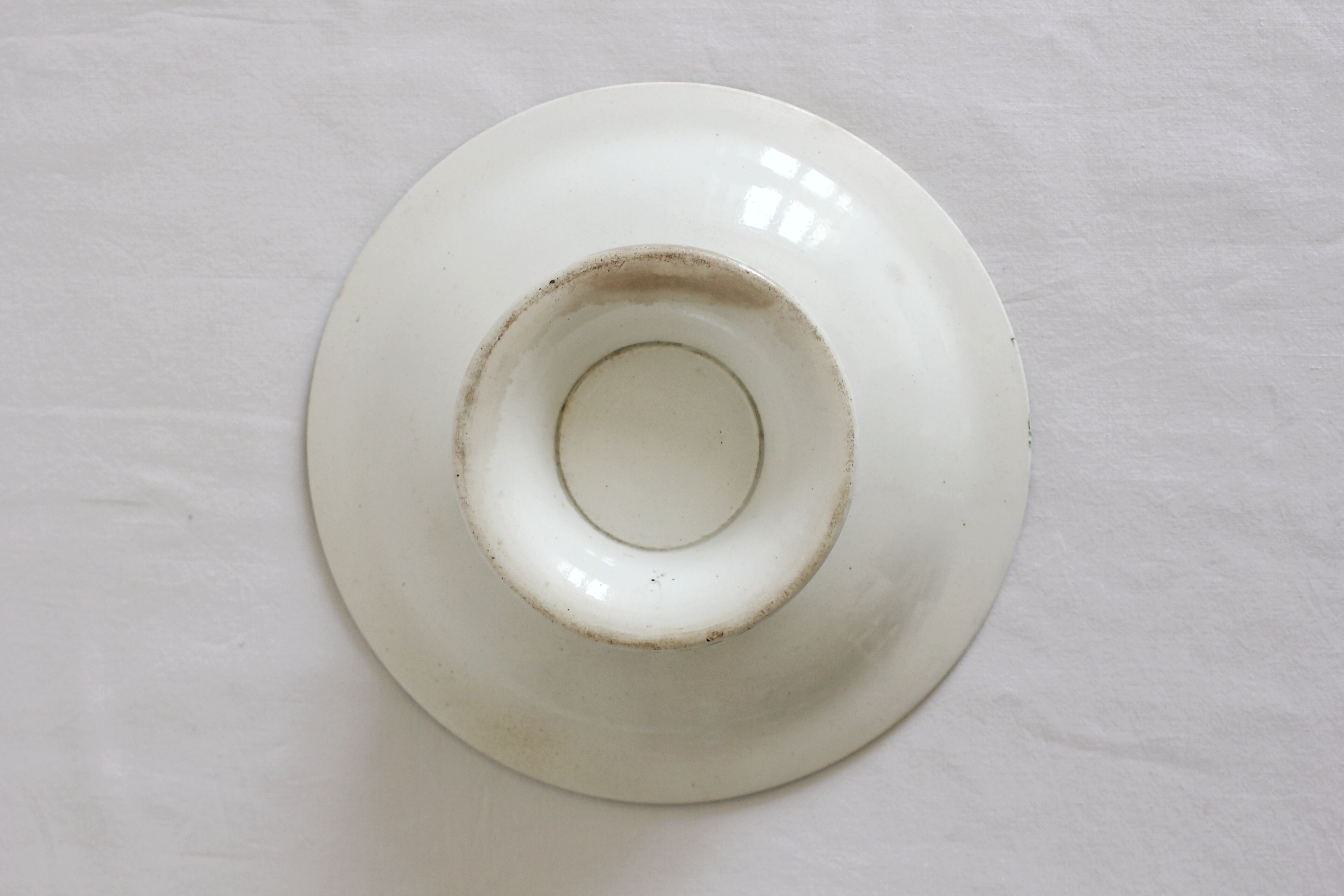 Ironstone compote dish "Ariane", Onnaing pottery, late 19th century