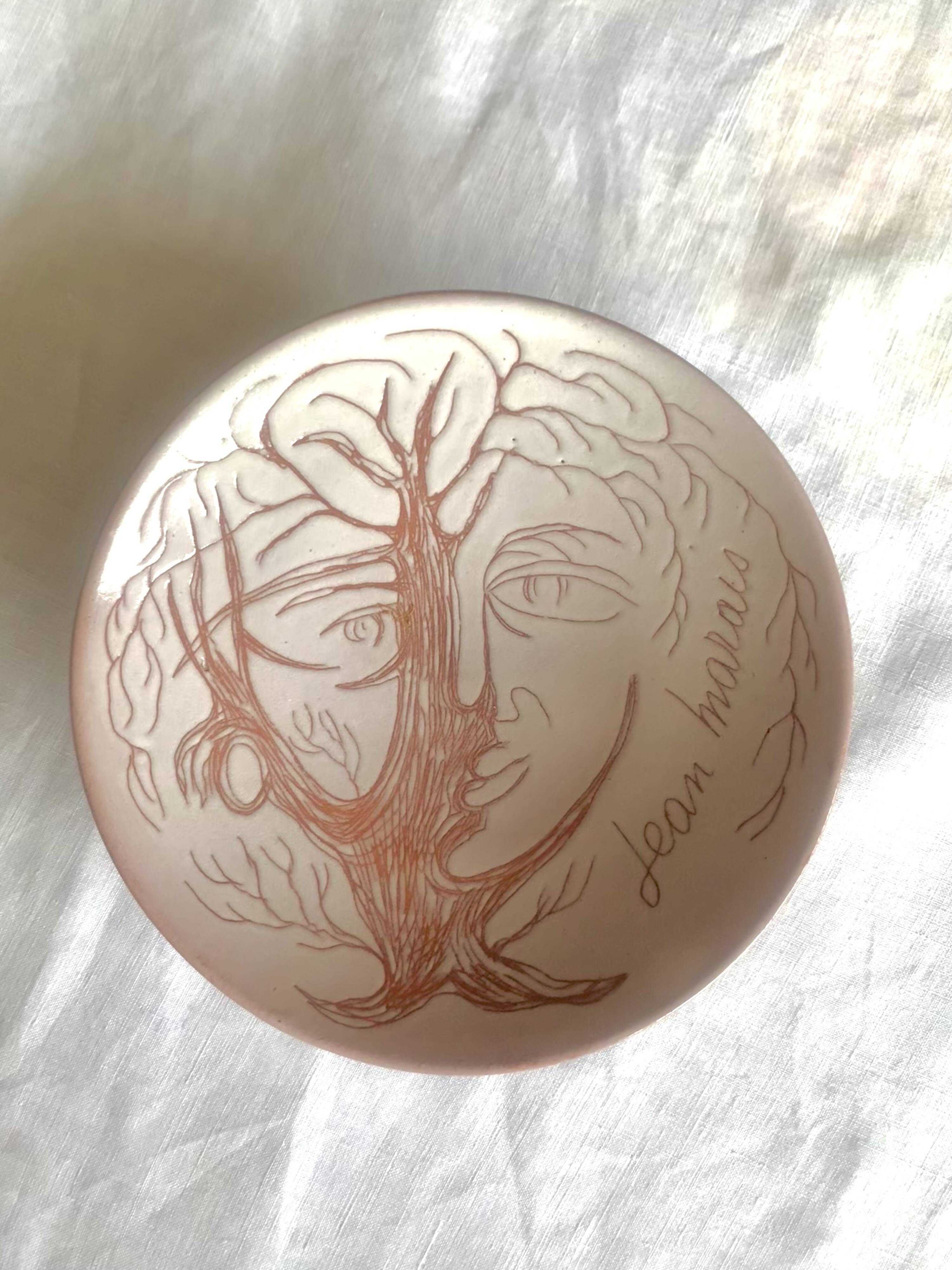 Cup signed Jean Marais (1913-1998)