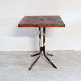 Metal bistro table Tolix circa 1950