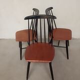 Lot 3 chaises