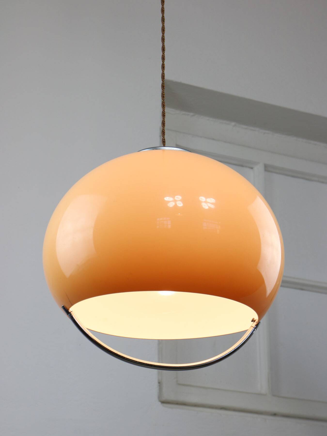 Lampe à suspension jolly space age italienne de guzzini